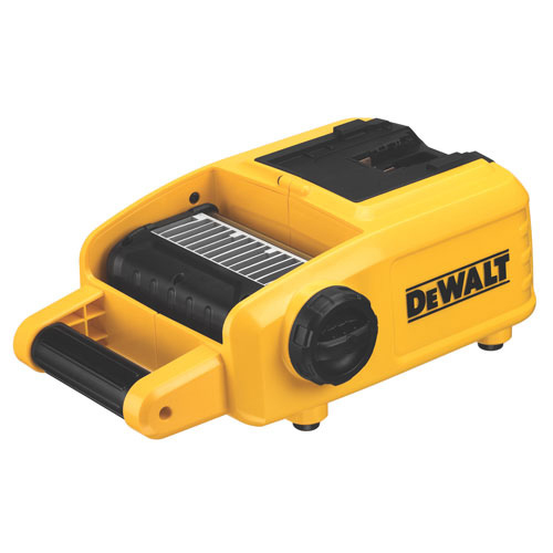Dewalt tool featuring a yellow and black design, designed for efficient sanding and finishing tasks.