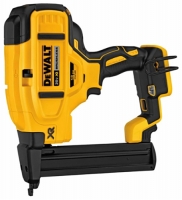 Dewalt cordless nail gun featuring a yellow and black design, ideal for fastening tasks.
