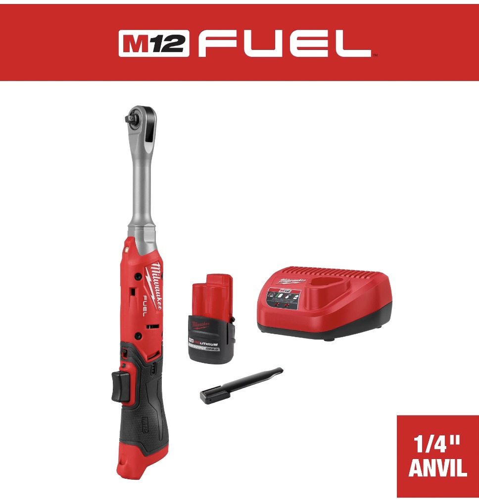 1/4" Extended Reach Ratchet Kit